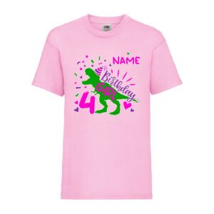 Dino Birthday Girl T-Shirt